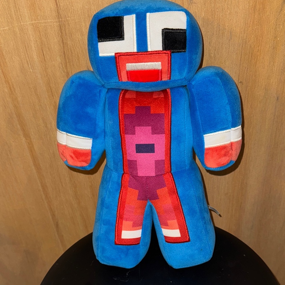 YouTuber Unspeakable’s Minecraft Skin Plush Stuffed Popular Toy